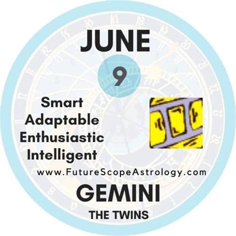 June 9 Zodiac Horoscope Birthday Personality